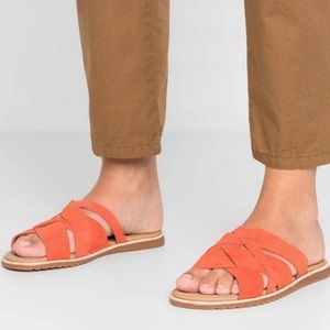 NWOB Sorel Ella Suede Slides